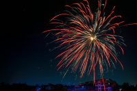 Ohňostroje mnohde nahradí alternativní světelná show. Ilustrační obrázek