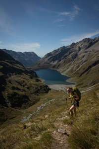 Sylvie během trailu