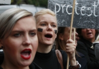 Jedna z demonstrací v Polsku