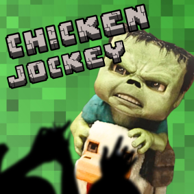  Jack Black příchod zombíka a jeho slepice oznámí zvoláním fráze „CHICKEN JOCKEY!“ ve stejné chvíli se k němu přidá i celé publikum.