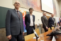 Prezidentská debata na Univerzitě Karlově