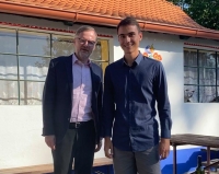 Setkání Kryštofa Ziky s předsedou Občanské demokratické strany Petrem Fialou v rámci projektu „Fialova jízda“.
