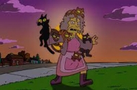 Kočičí žena ze Simpsonů