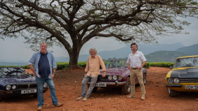 Lancia Montecarlo, Ford Capri a Triumph Stag spolu se svými slavnými řidiči v závěrečné epizodě The Grand Tour