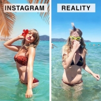 Co vidíš na insta vs. co bys viděla v reálu