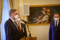 Nově jmenovaný premiér Petr Fiala