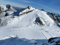 Pohled na Gefrorene-Wand-Spitzen, Rakousko