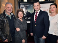 Umělecký ředitel Opery Národního divadla a dirigent Petr Kofroň, režisérka Alice Nellis, tenorista Josef Moravec, představitel ing. Prokopa, a sopranistka Lucie Hájková, představitelka Anči představili operu Krakatit.