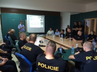 Čeští policisté na hlídce v Makedonii