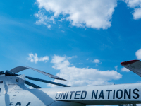 Helikoptéra OSN na misi