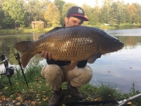 Trofejní kapr chycený na podzim