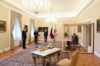 Jmenování premiéra Petra Fialy