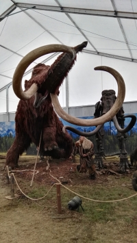 Největším gigantem výstavy byl mamut.