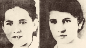Sedmnáctiletá Anežka Ondrášková (vlevo) byla nejmladší obětí. Zastřelili ji a vhodili do hořícího rodného domu č. 77 s otcem Tomášem Ondráškem, bratry a švagrovou Annou (vpravo). Tomáši Ondráškovi mladšímu se podařilo i s průstřely uniknout, gestapo ho našlo v nemocnici.