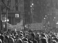 Demonstrace v Madridu po bombových útocích