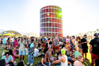 Fanoušci na festivalu Coachella