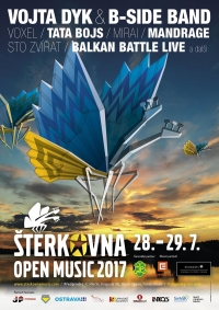 Plakát festivalu láká na řadu interpretů.