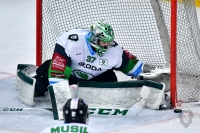 Gašper Krošelj v bráně Bruslařů